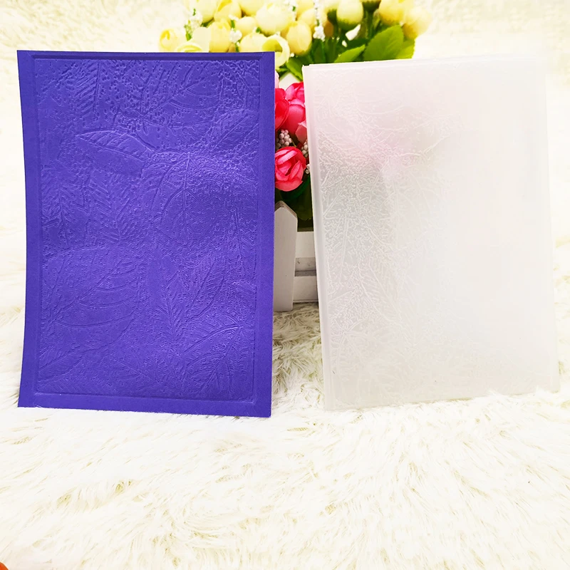 New Leaf 3d Embossed Plastic Embossed Folder for Card Making Scrapbooking Diy Craft Decoration Articles