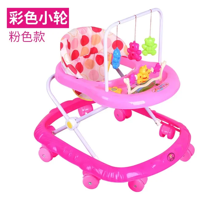 Multi Functional Anti Rollover Stroller for Infants Young Children Aged 6/7-18 Months Music Baby Walker 1