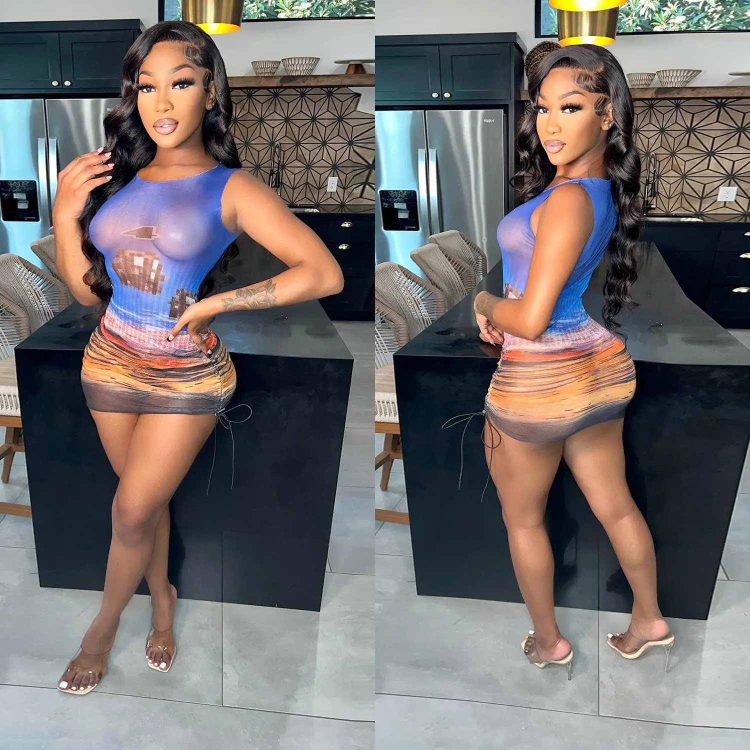 Рисунок 2 - Летние прозрачные платья без рукавов