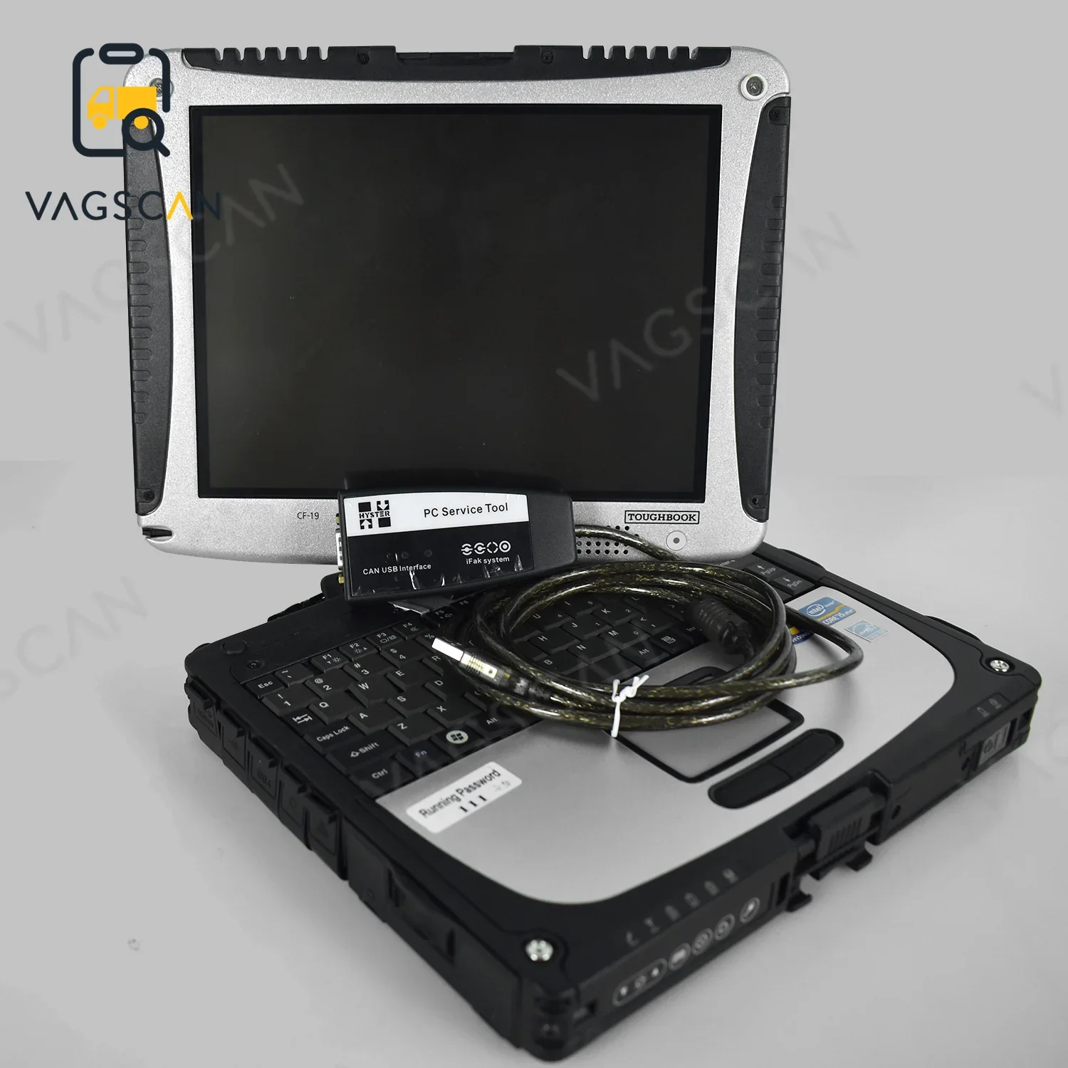 

Интерфейс диагностики вилочного погрузчика для hyster yale Forklift Yale V4.98 + CF19 toughbook