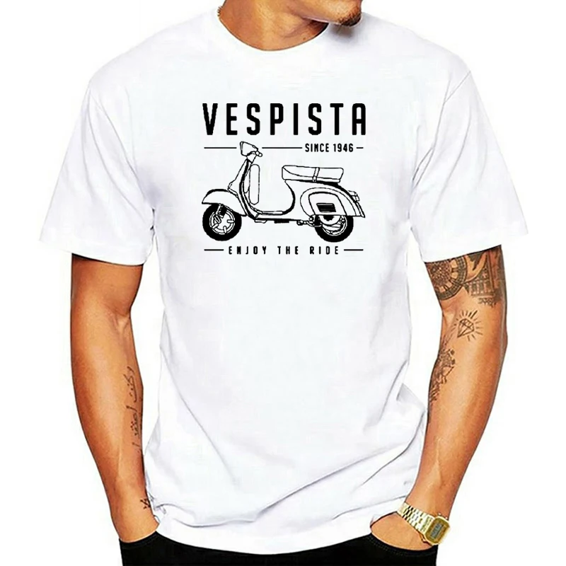 

Vespista-T-shirt Fur Vespa Lambretta Roller Piaggio Scooter Geschenk Fashion Funny High Quality Printing 100% Cotton Tee Shirts