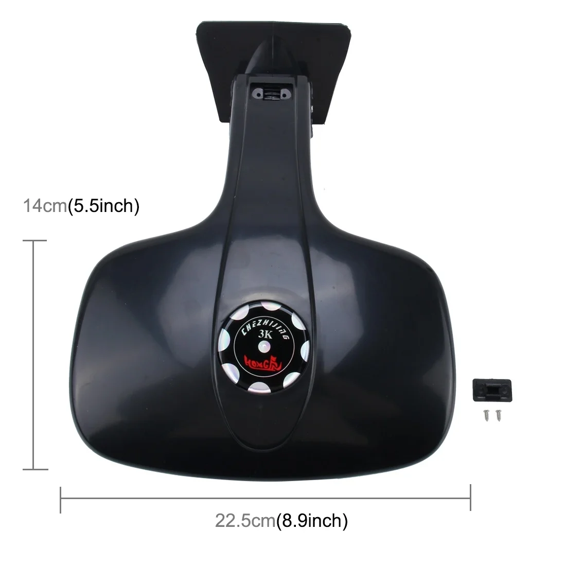 wide angle mirror car SUV van rear window wide-angle view backup auxiliary mirror