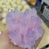 New ！！Beautiful pink Ghost phantom Quartz Crystal Cluster Healing Specimen 1pcs 3