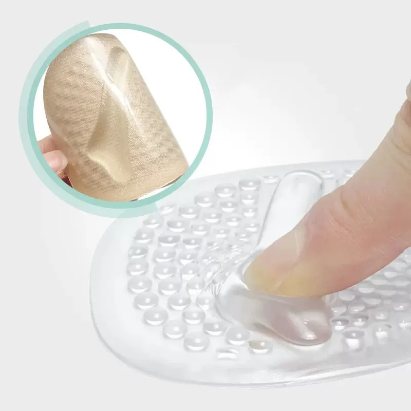 Women's forefoot cushion stops foot from sliding forward High heel comfort cushion insert Non-slip Washable, foot gel