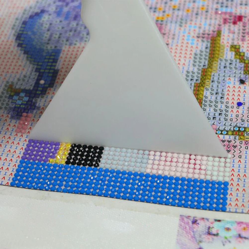 5D Diamond Painting Aligning Tools Square Round Diamond Universal Plastic Mosaic Pictures Fix Tool White for DIY Art Kit diamond painting accessories