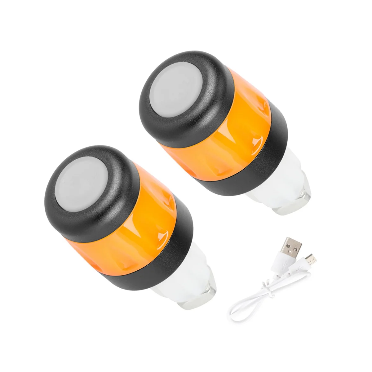 

2 шт., водонепроницаемые светодиодные сигнальные лампы для руля скутера