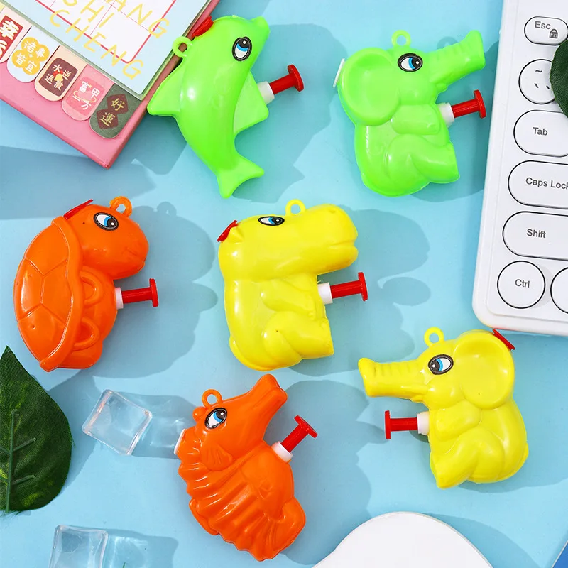 6-24PCS Water Toys Sand Beach Toys Mini Water Gun Cartoon Design Outdoor Game Summer Toys Sport Party Toys Gifts 5