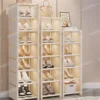 Corridor Cover Standing Coat Rack Shoe Organizer Shoe Cabinet Storage Narrow Small Shoemaker Shoerack Hanger Shoe-shelf 4