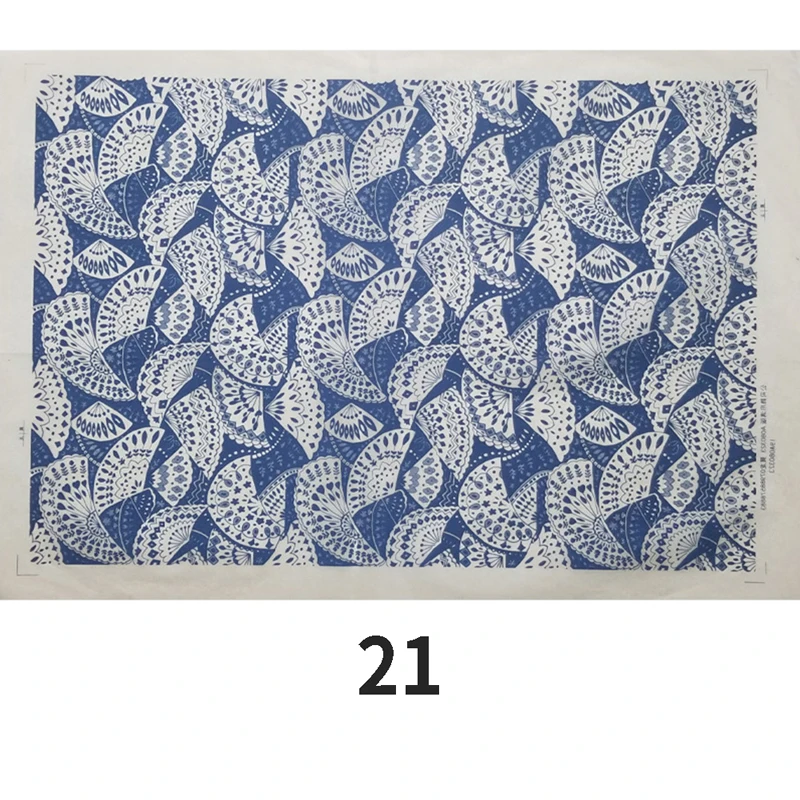Papier Transfert Céramique Motif Ginkgo Biloba - 3 Feuilles 54x37cm - Décalcomanie Sous Glaçure