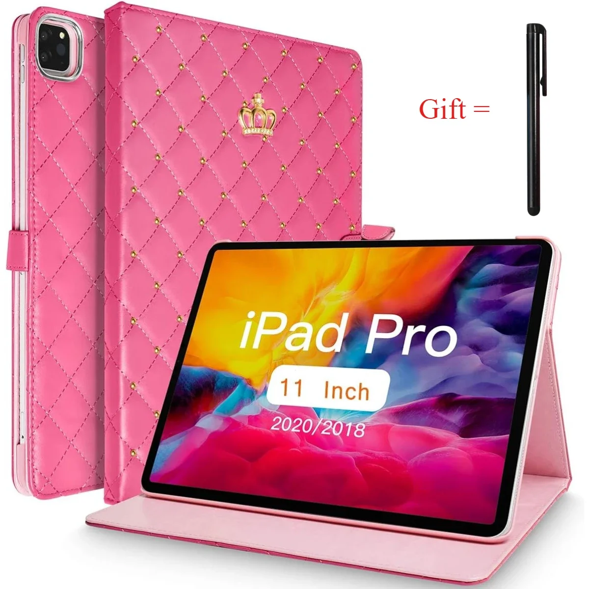 Luxury Crown Bling Diamond Case for iPad Air 11 2024 Pro 11