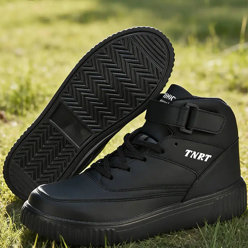Mens Shoes 2025 Vulcanize ShoesSneakers Man Vulcanized Sneakers Male Comfortable High Top Shoes Fashion Light Men Autumn Spring - 2