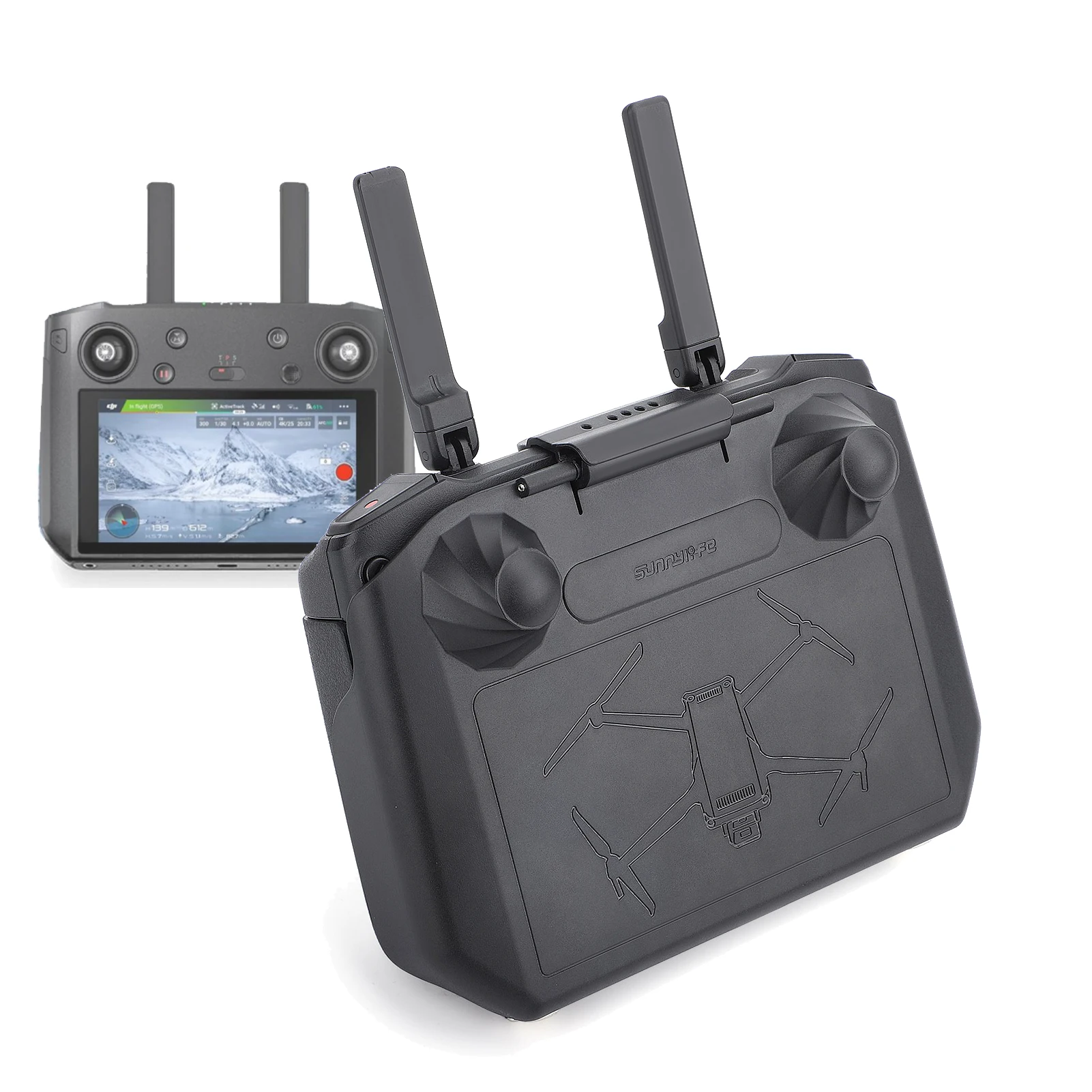 

2-в-1 защита для экрана от солнца и защитный чехол для DJI RC Pro Ultimate пульт дистанционного управления RC аксессуары для безопасности
