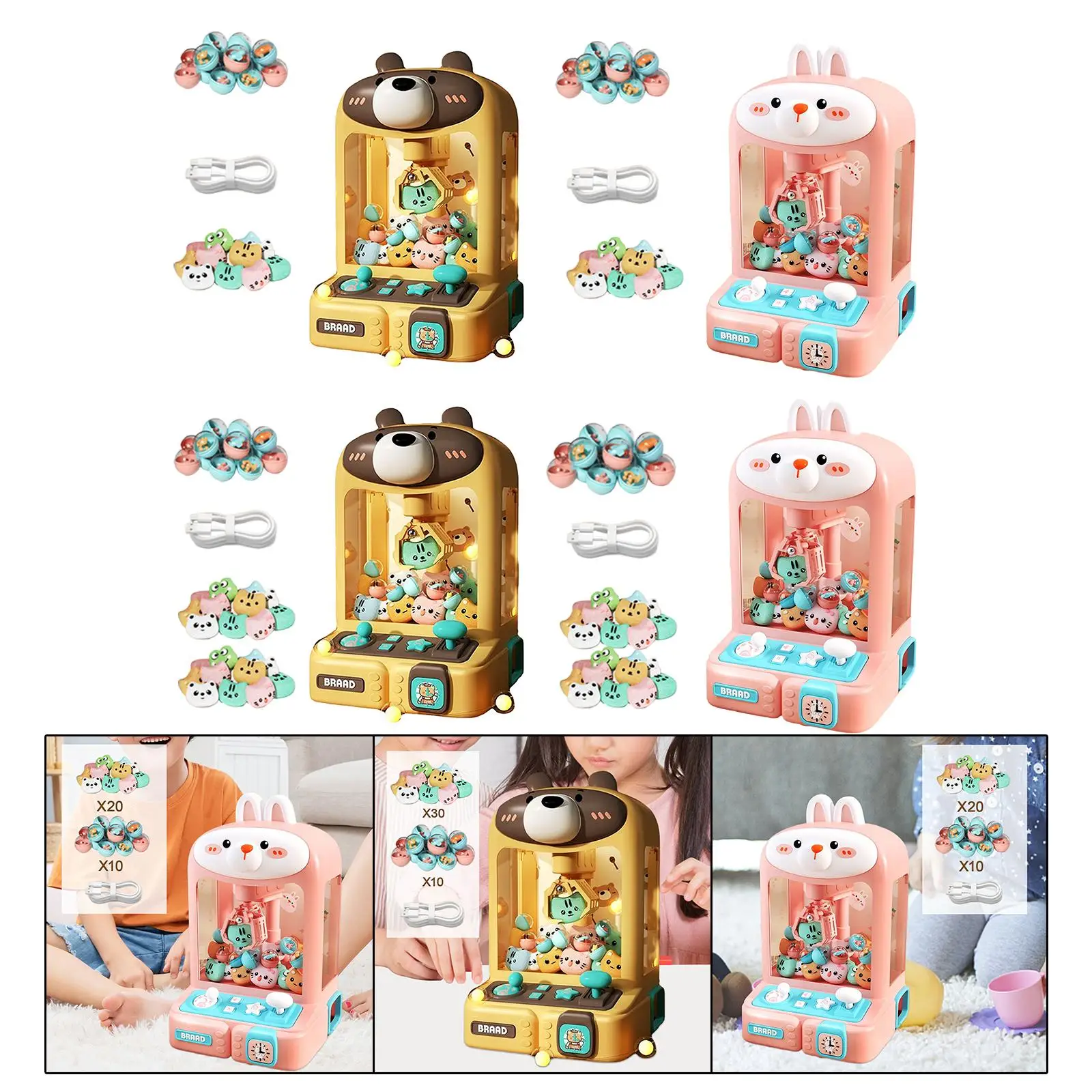 Claw Game Machine, Doll Machine, Mini Vending Machines Gifts 5