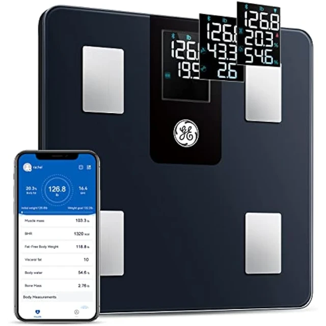  Scales for Body Weight and Fat-Digital Body Scale Smart,  Precise Measurement Bluetooth Body Fat Scale, App Sync Body Fat Measurement  Device, Rechargeable Bathroom Scales : Health & Household