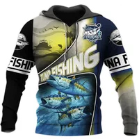 3D Fishing Printed Men's Hoodie Loose Designer Sweatshirt Spring Autumn Oversized Harajuku y2k Clothes Long Sleeve Pullover 4XL - Image 3