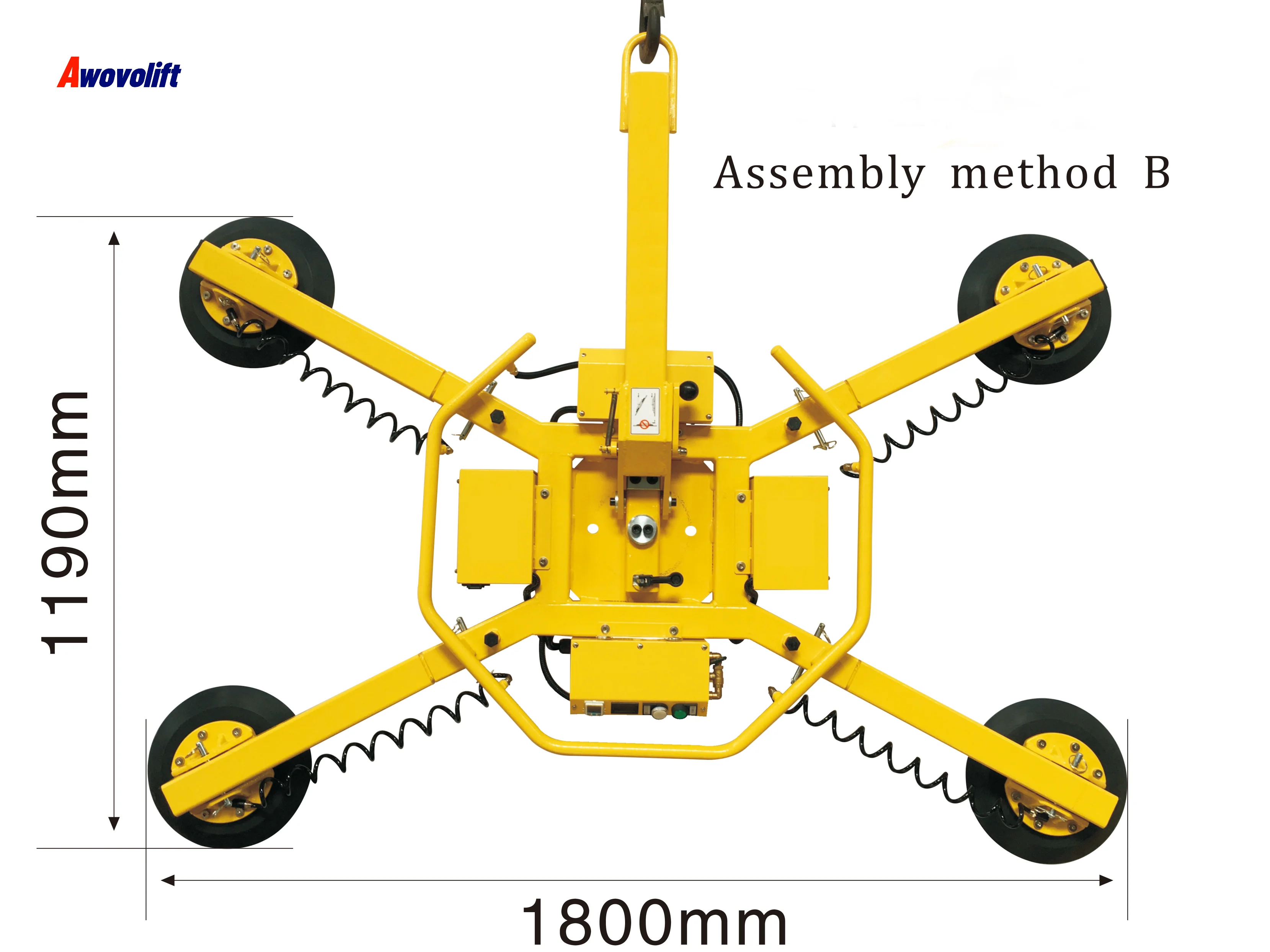 Awovolift Vacuum Sucker Ceramic Tile Glass Extractor Plastic Handling of Floor Tiles Automobile Sag Repair Tool