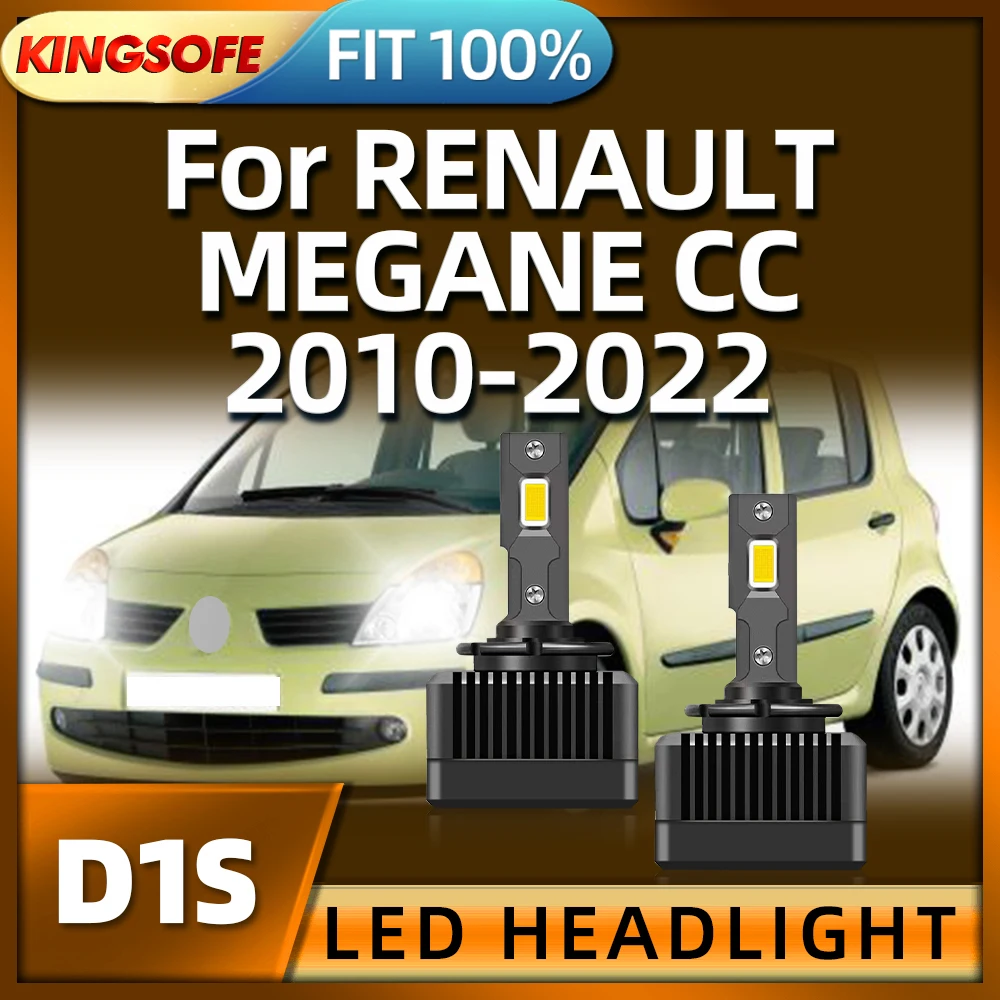 

KINGSOFE LED 45000LM D1S Headlights Bulbs HID Auto Lamps For RENAULT MEGANE CC 2010 2011 2012 2013 2014 2015 2016 2017 2018-2022