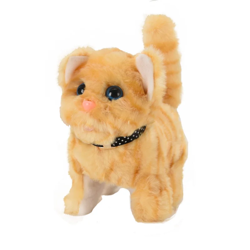Interactive Walking & Barking Electric Plush Cat 6