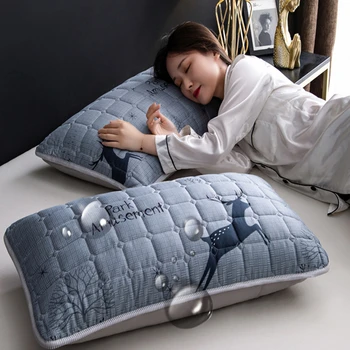 Kuup 방수 퀼트 디자인 긴 베개 케이스 침구, 작은 공룡 만화 베개 커버, 베개 케이스, 48x7, 4 cm, 120 cm, 150 cm, 180cm, 1 개