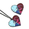 Steven and Universe Necklace Classic Cartoon Periphery Cute Enamel Heart Brooch Pendant  Jewelry Gift for Movie Fans 5