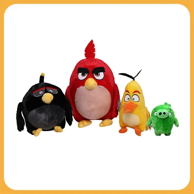 Genuine Bird Peluche Anime The Angry Birds Movie Kawaii Cartoon Plushie Dolls Peluche Peluche Giocattoli Regalo 17Cm
