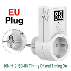 Smart EU Plug Socket with Timer and Two - Digit Display (EU)