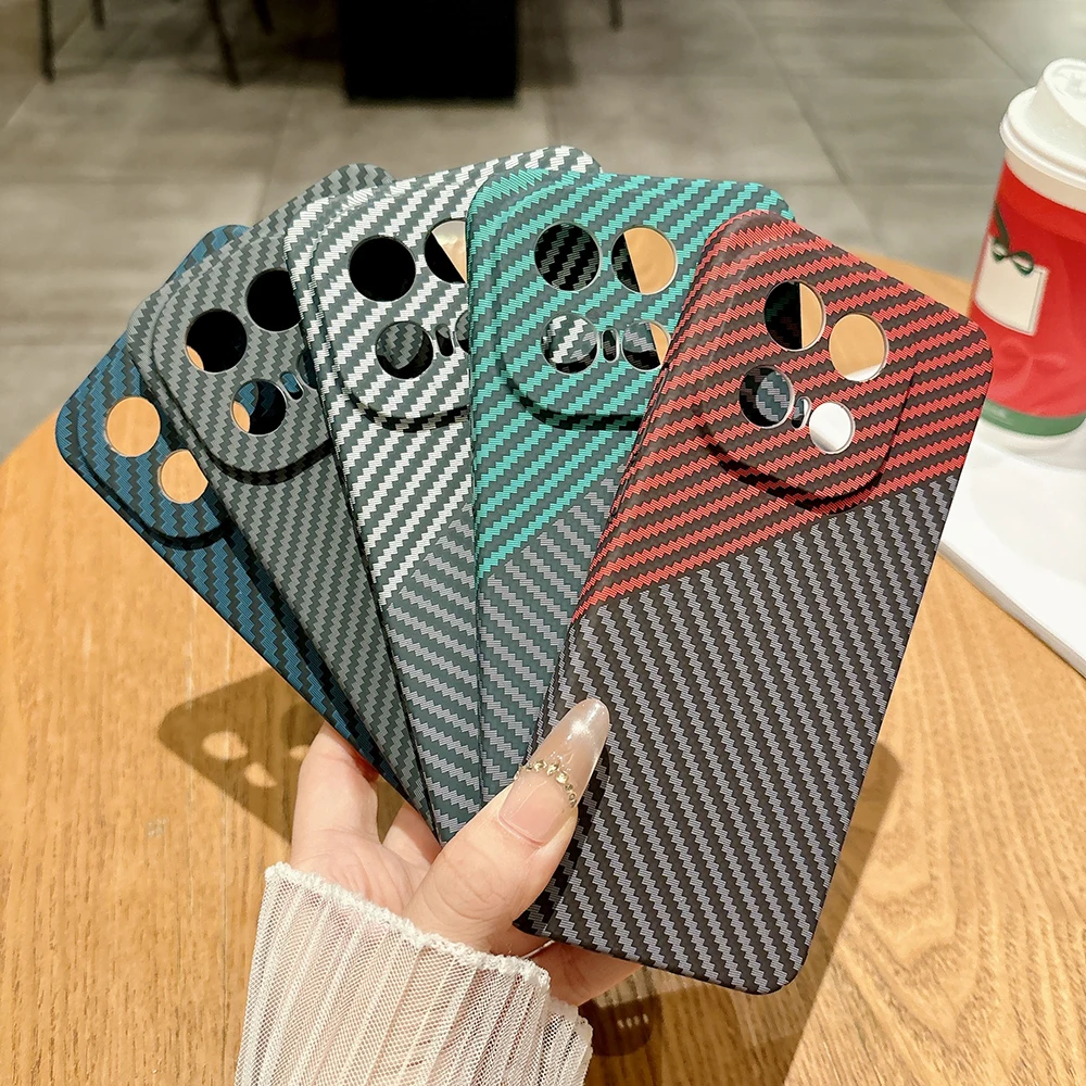 Ultra-Thin Hard PC Protective Cover with Carbon Fiber Texture