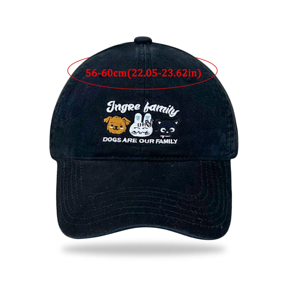 New Letter Embroidered Baseball Hat Adjustable Cap Sun Protection Sun Hat Spring Summer UV Protect Duck Tongue Cap Unisex