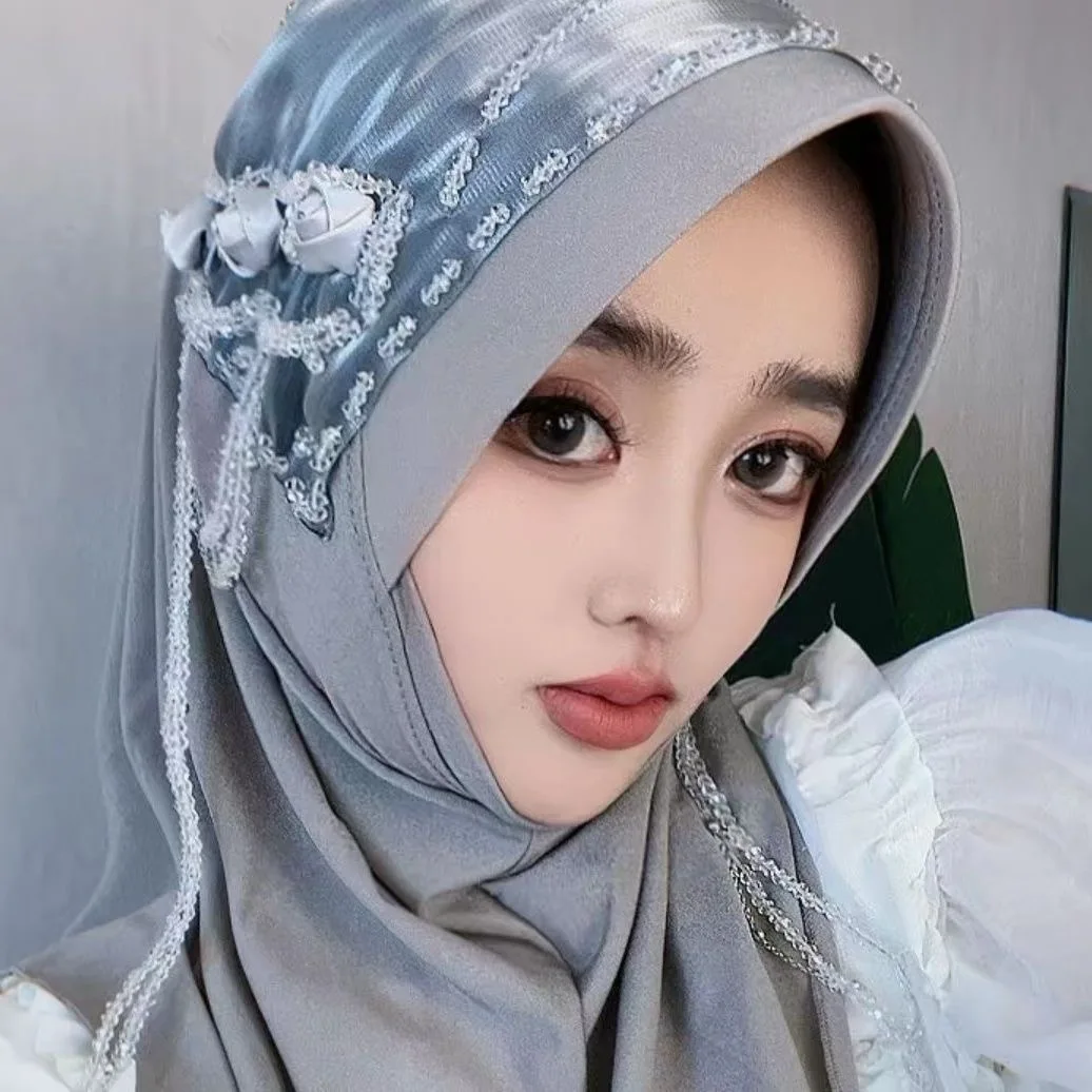 

Hijab Muslim Women Shawl Headscarf Freeshipping Luxury Tassels Chiffon Scarf Malaysia Prayer Kufi Islam Saudi Arabia Fashion New