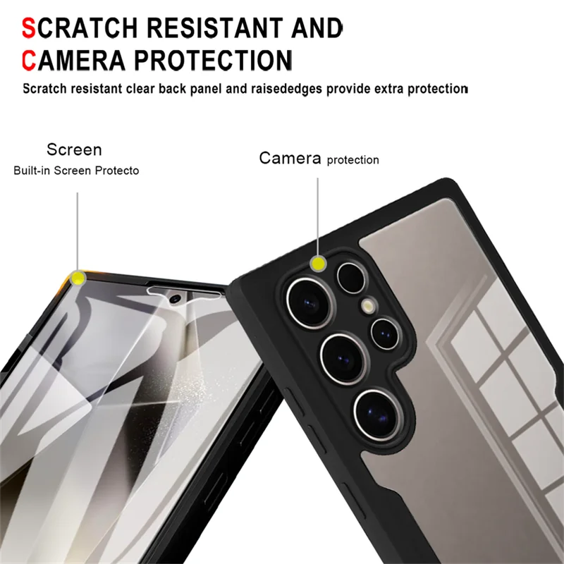 Premium Screen Protector Case - Ultra Durable Phone Cover for Samsung Galaxy Series