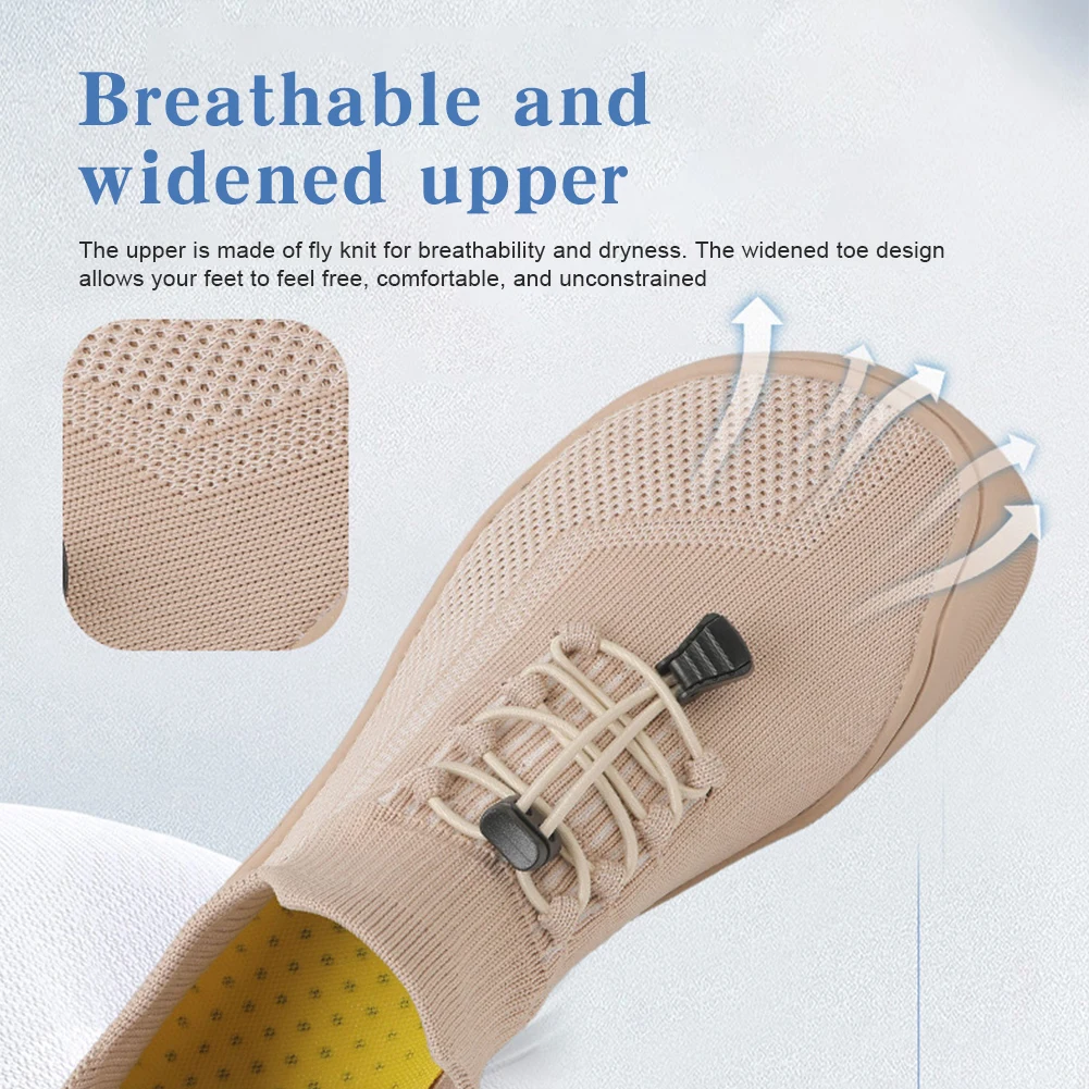 Unisex Wide Toe Box Barefoot Shoes for Men Women Outdoor Trail Running Walking Shoes Lightweight Breathable Sport Casual Sneaker 5