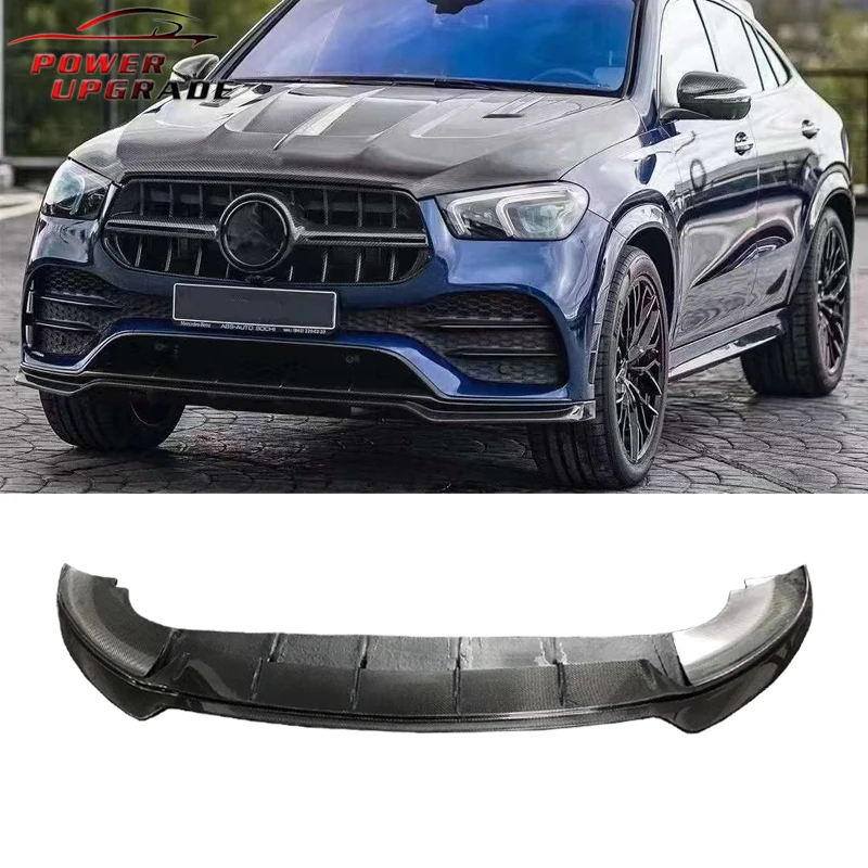 

LD Style Carbon Fiber Front Spoiler Front Bumper Lip For Mercedes-Benz GLE SUV/COUPE 20-22 Body Kit