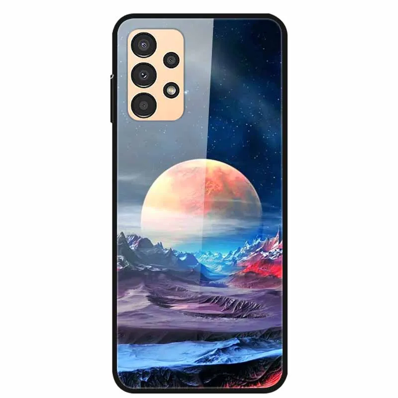 Luxury Tempered Glass Hard Back Cover