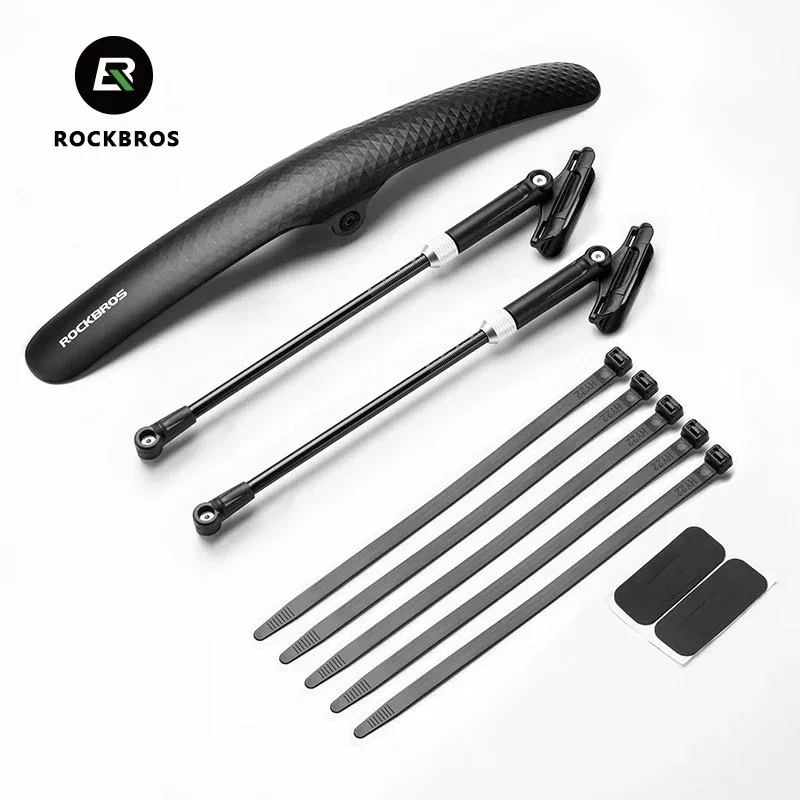 ROCKBROS Bike Fender Mudguard Road Bike 700C Front Rear Tire Bicycle Protector Mud Guards Cycling Mud Flaps Parts bicycle fender 1/2PCS