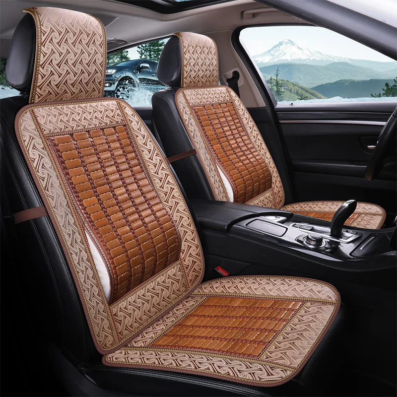 

Car Seat Cushion Summer Single Bamboo Sheet Breathable Cool Cushion Seat Cover Summer Cool Mat Truck Seat Cushion Bamboo Seat
