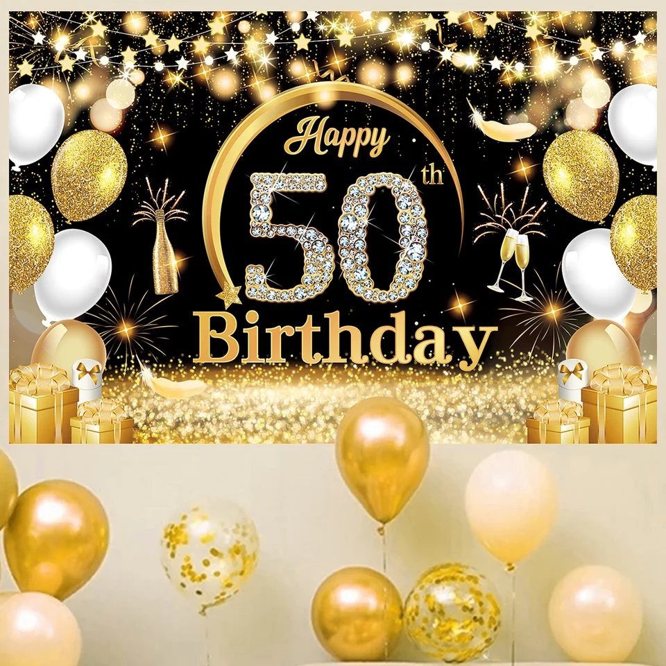 50e Verjaardag Decoraties Kit Roségoud Gelukkig 50e Verjaardag Banner 50e Verjaardag Decoraties Kit Roségoud Gelukkig 50e Verjaardag Banner