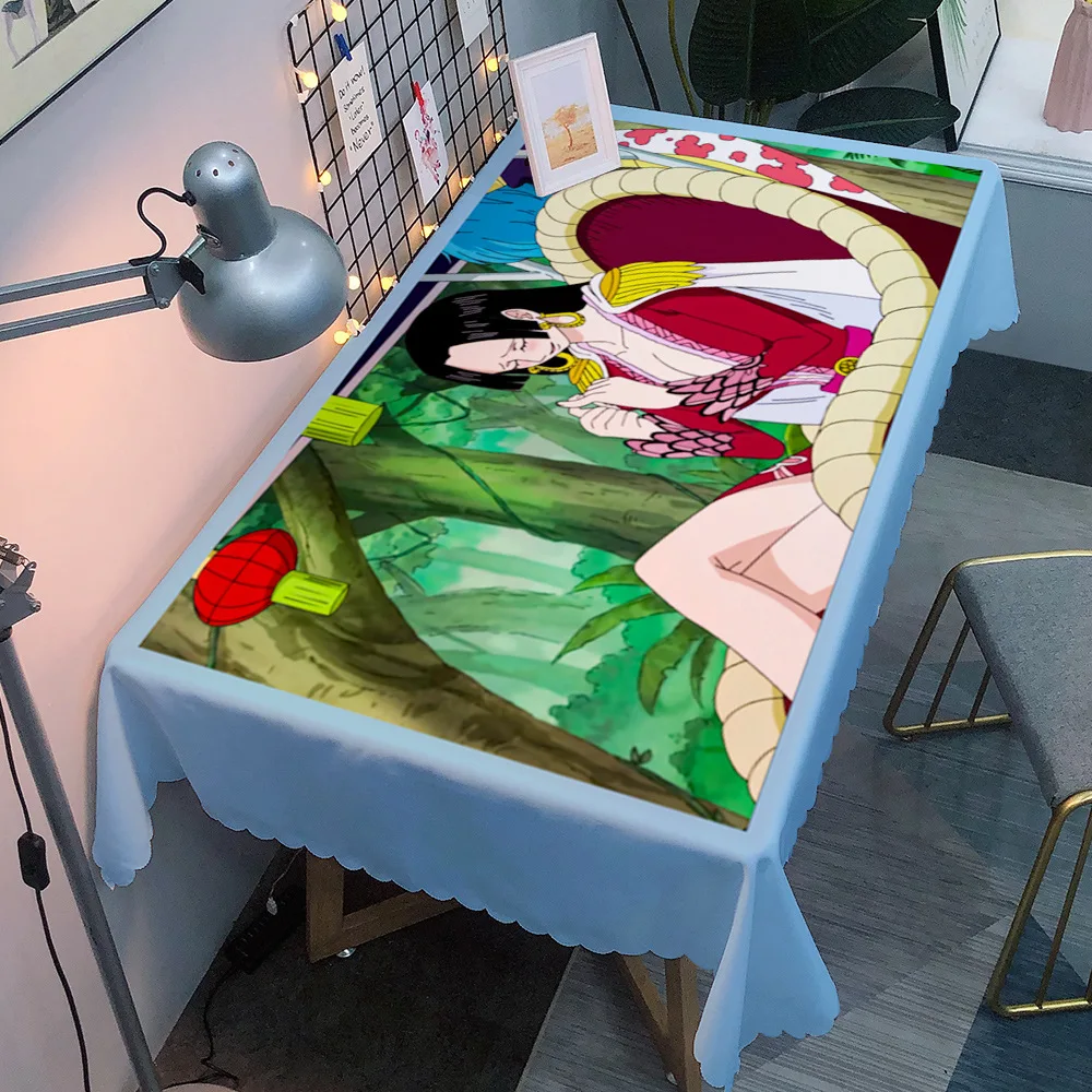 

Japanese Anime Room Desk Decor Table Cloth Waterproof Rectangular Tablecloths Party Coffee Wedding Decor Table Cover Manteles