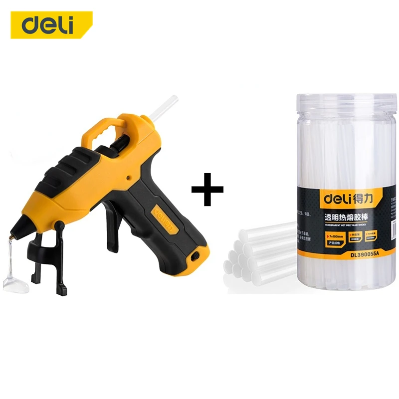 Deli Wireless Hot Melt Glue Gun Rechargeable Lithium Battery Mini Repair  Tool with 200mm Glue Stick Home Hand DIY Hot Melt Glue - AliExpress