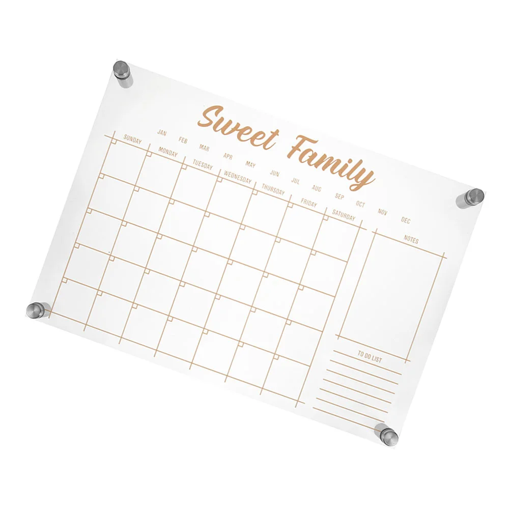 

Hanging Message Board Weekly Planning Dry Erase Board Acrylic Memo Board Message Board