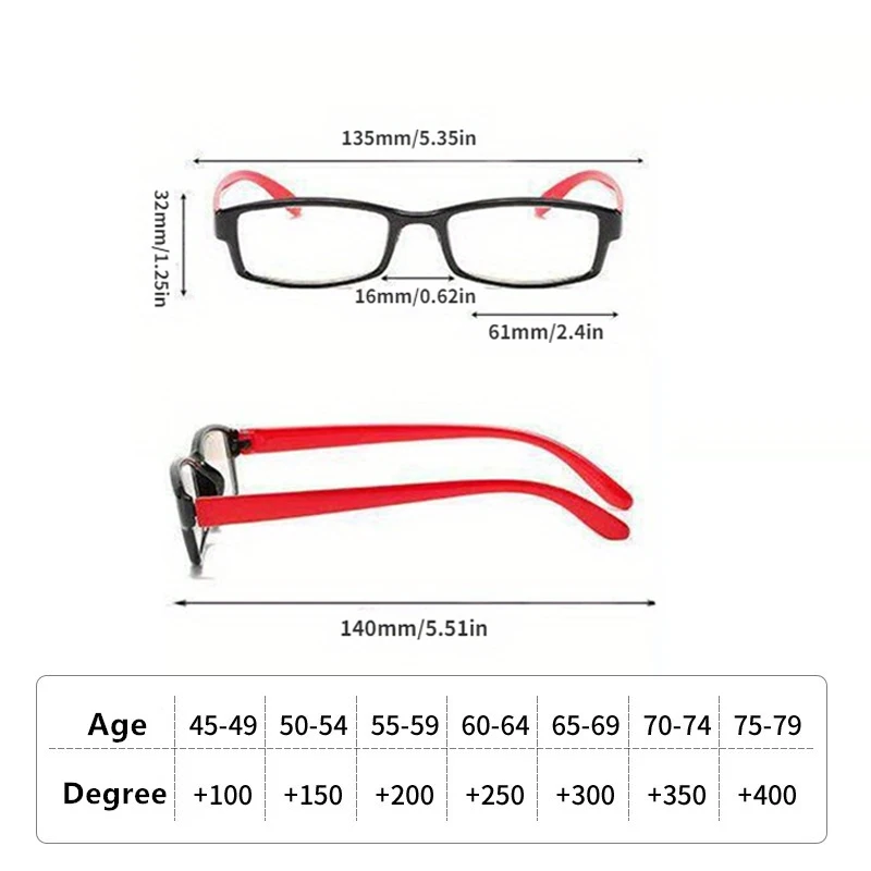 FG Anti Blue Light Elegant Reading Glasses for Women Fashion Small Frame Rectangular Presbyopic Glasses Óculos +100 To +400