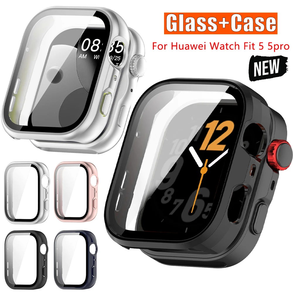 Premium Tempered Glass Screen Protector & Durable Hard PC Bumper