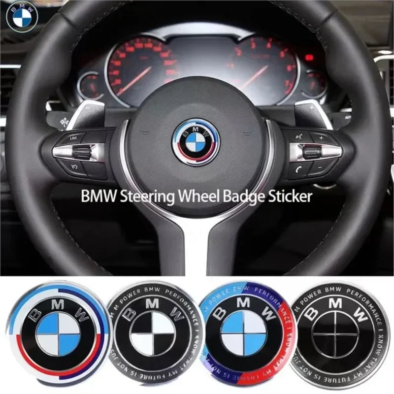 Car-45mm-BMW-Steering-Wheel-Center-Badge-Emblem-Sticker-For-All-M ...