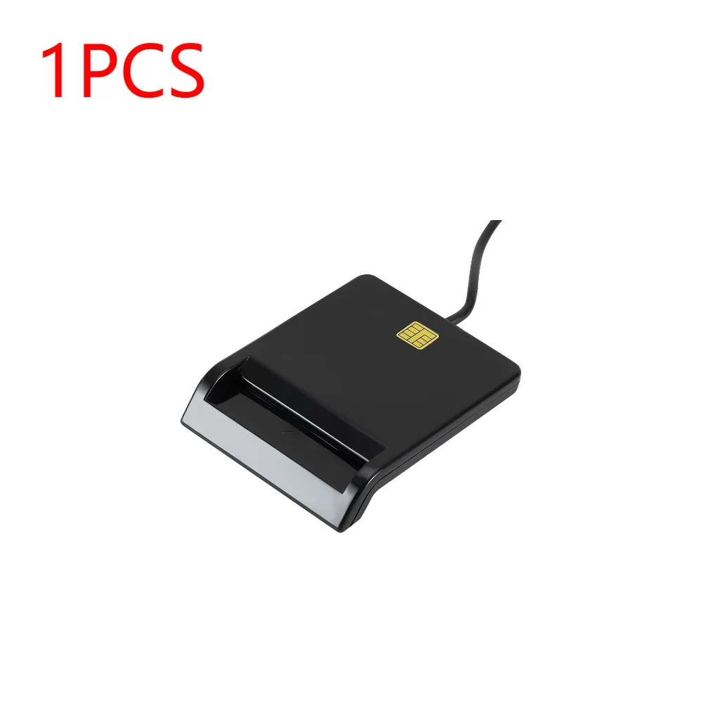 1-3 Pz USB 2.0 Lettore di Smart Card Portatile Affidabile Semplicità per DNIE ATM CAC IC ID SIM Card Cloner Connettore Windows Linux