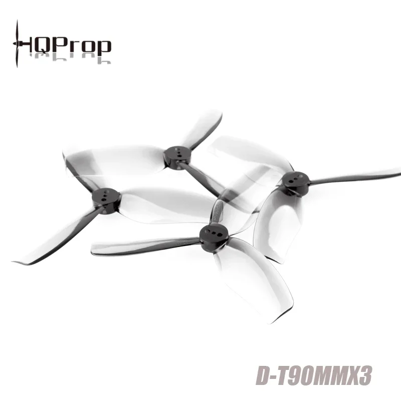 4 пары HQPROP DT90mmx3 D90/T90, апертура 1,5 мм/5 мм, 3,5 дюйма, трехлопастной пропеллер, используется для радиоуправляемого гоночного дрона FPV DIY thumbnail 2