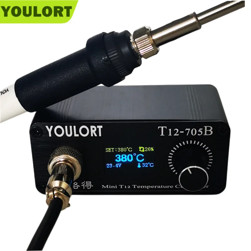 T12-942 OLED MINI soldering station Digital electronic welding iron DC Version Portable without power supply