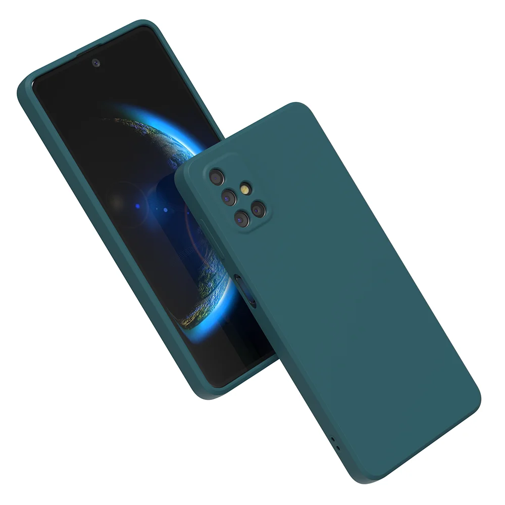 Premium Liquid Silicone Camera Protective Phone Case - Sleek and Durable Design