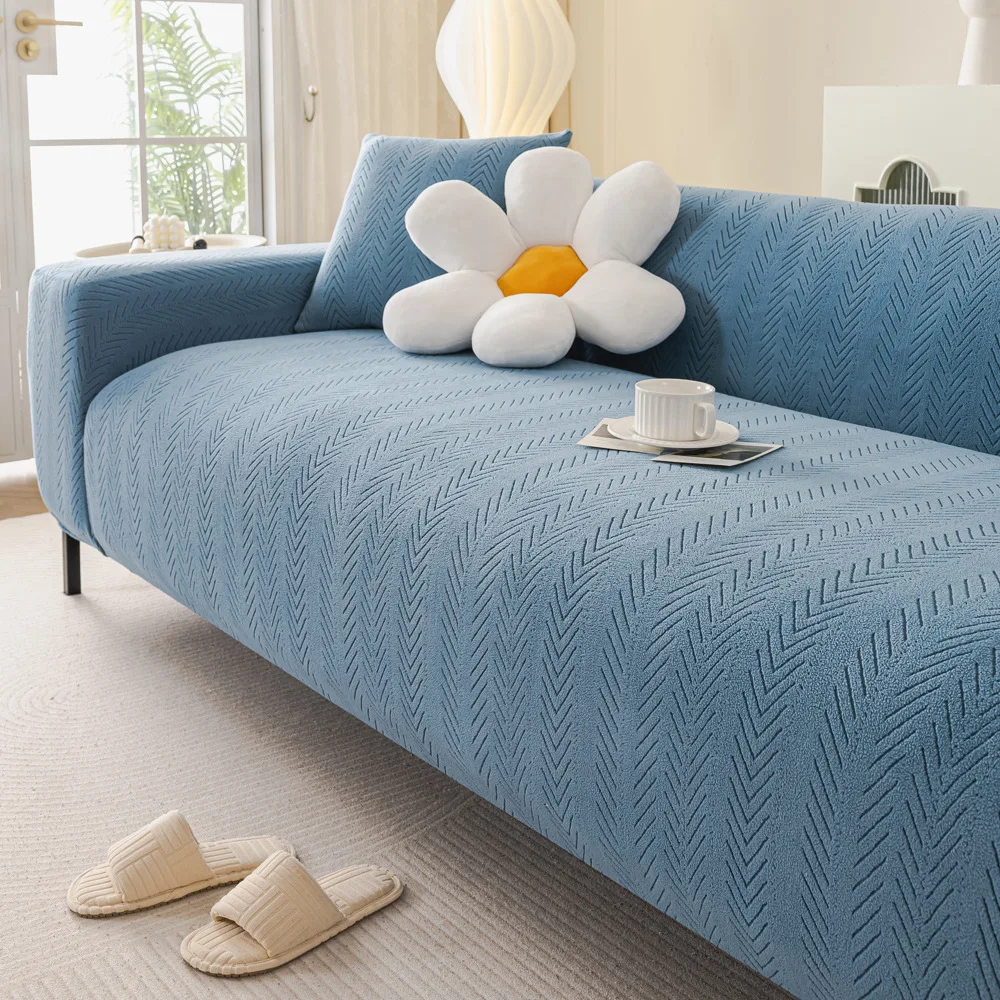 Capa de Sofá de Pelúcia de Cores Sólidas Universal: A Solução Definitiva  para Proteger seu Sofá de Gatos, Poeira e Desgaste Diário?, image size:1000x1000