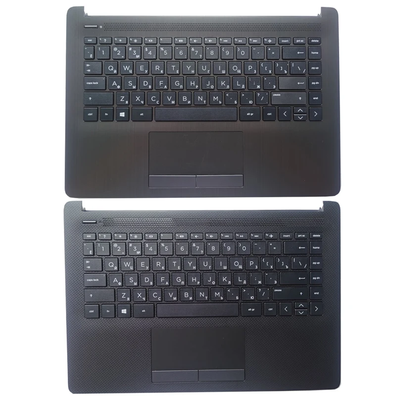 Russo Eua Reino Unido Espanhol Latino Teclado para Laptop para hp 14-cm 14-ck 14t-cm000 14-ck0001tu 14q-cs0000tu com Tampa Superior Palmrest Novo