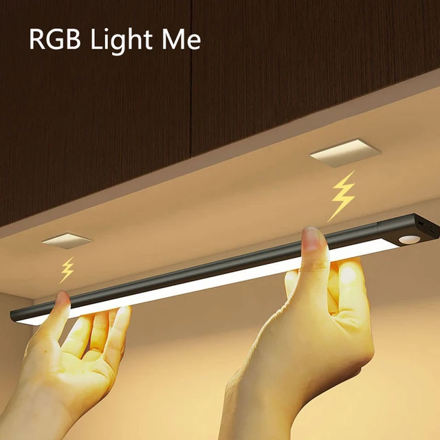 LED Under Cabinet Light USB Powered Motion Sensor Dimmer Lighting for  Cabinet Closet Kitchen Wardrobe Counter Bedroom - AliExpress