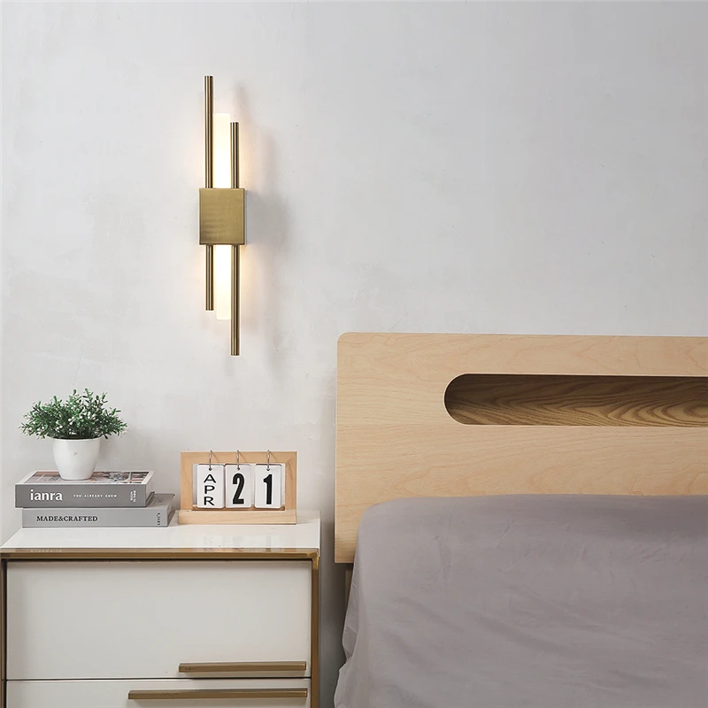 Modern Acrylic Pipe Wall Lamps Living Room Bedroom Hallway Wall Sconce Lights LED Charging Remote Control Iron Art Lighting led light led wall lamp wall light